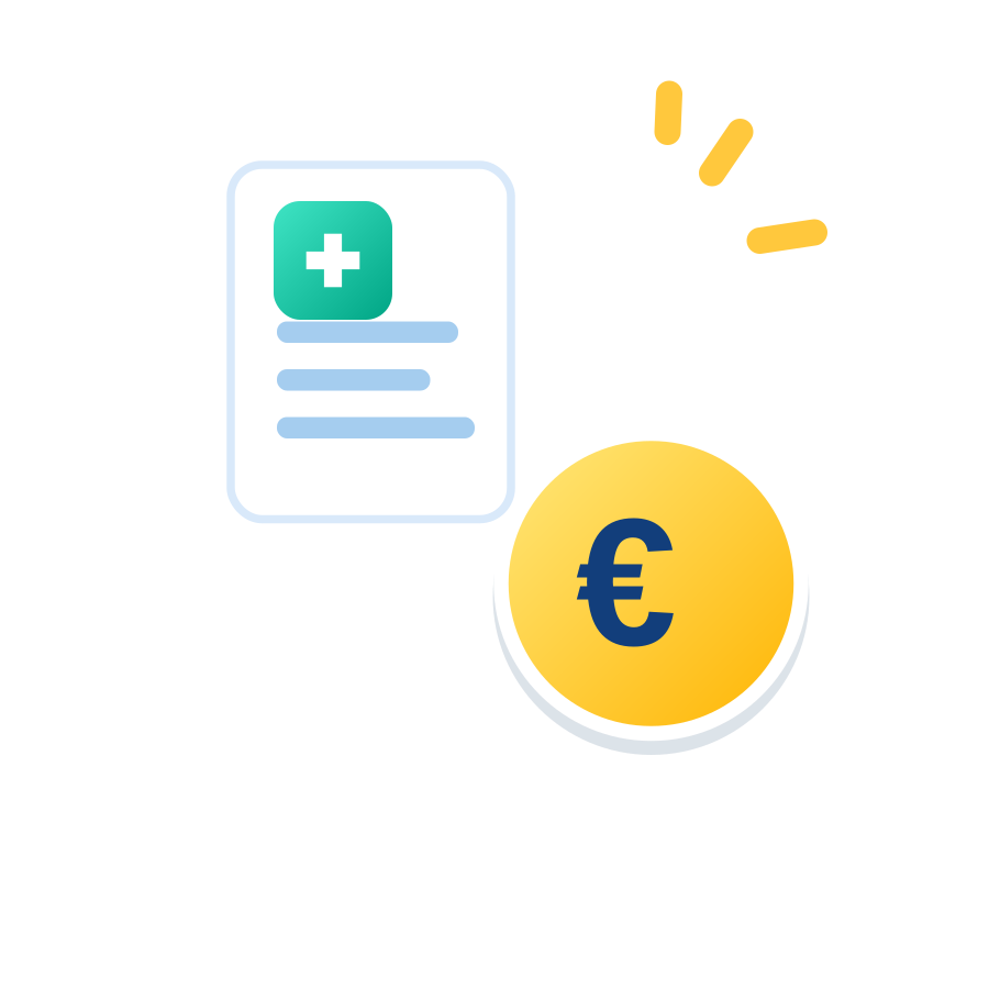Symbool polis en zorgkosten